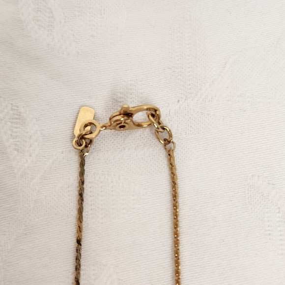 MONET Long Gold Chain Necklace - Picture 6 of 9